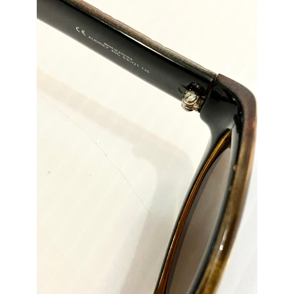 Vintage Christian Dior Audrey 40C Sunglasses Optyl Orange Gold 53 21 135 Austria - Picture 8 of 9